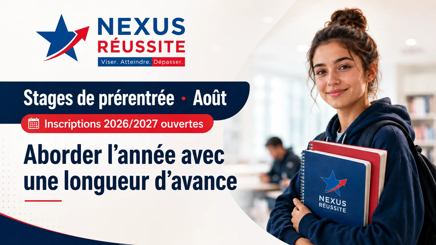 Stages de prérentrée Nexus Réussite — Août 2026