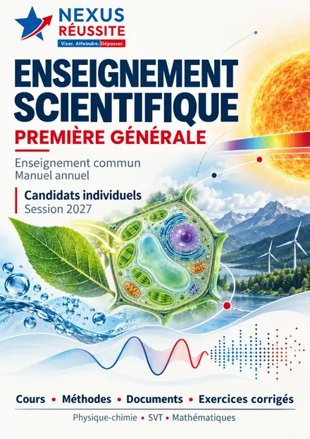 Couverture : Enseignement scientifique — Première