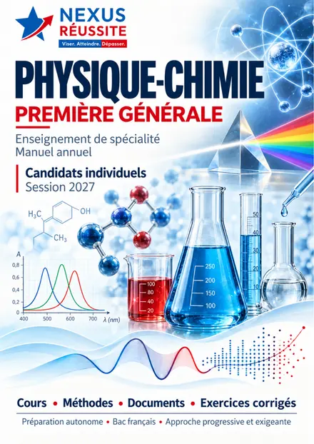 Couverture : Physique-chimie — Première